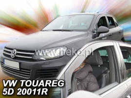 Deflektory na Volkswagen Touareg, 5-dverová, r.v.: 2010 - 2018 (31183)