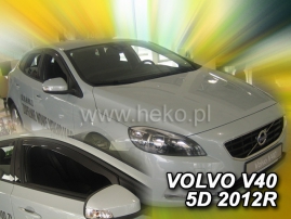 Deflektory na Volvo V40, 5-dverová, r.v.: 2012 - (31237)