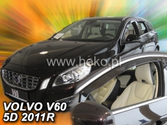 Deflektory na Volvo V60, 5-dverová, r.v.: 2010 - 2018 (31256)