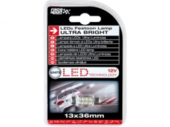 LED žiarovka SV8.5 13x36mm 12V, biele (LED5536)