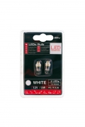 LED autožiarovky T10 W5W 4LED 12V, biele (LED444B)