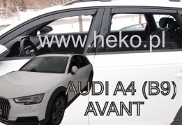 Deflektory na Audi A4 B9 combi, 4-dverová (+zadné), r.v.: 2016 - (10254)