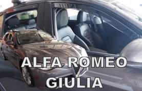 Deflektory na Alfa Romeo Giulia, +zadné, r.v.: 2016 - (10116)