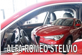 Deflektory na Alfa Romeo Stelvio od 2017 (predné) (10117)