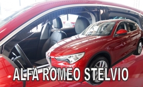 Deflektory na Alfa Romeo Stelvio od 2017 (+zadné) (10118)