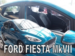 Deflektory na Ford Fiesta, 5-dverová (+zadné), r.v.: 2017 - (15325)