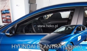 Deflektory na Hyundai Elantra VI, 4-dverová, r.v.: 2016-2020 (17286)