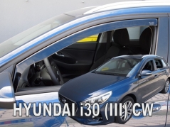 Deflektory na Hyundai i30 Combi, 5-dverová, od 2017 (predné) (17290)