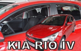 Deflektory na Kia Rio IV, 5-dverová (+zadné), r.v.: 2017 - (20175)