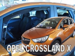 Deflektory na Opel Crossland X (+zadné), r.v.: 2017 - (25395)