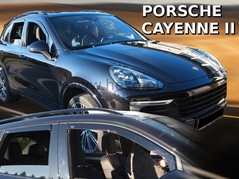 Deflektory na Porsche Cayenne, 5-dverová (+zadné), r.v.: 2010 - 2017 (26304)