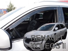 Deflektory na Renault Koleos, 5-dverová, r.v.: 2016 - (27006)