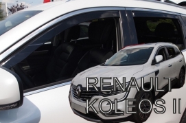 Deflektory na Renault Koleos, 5-dverová (+zadné), r.v.: 2016 - (27007)