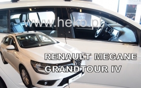 Deflektory na Renault Megane IV Grandtour, 5-dverová (+zadné), r.v.: 2016 - (27002)