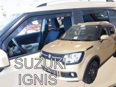 Deflektory na Suzuki Ignis, 5-dverová (+zadné), r.v.: 2016 - (28654)