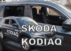 Deflektory na Škoda Kodiaq, 5-dverová, od 2016 (+zadné) (28349)