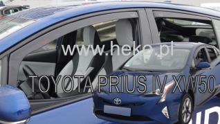 Deflektory na Toyota Prius IV, 5-dverová (+zadné), r.v.: 2016 - (29647)