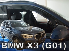 Deflektory na BMW X3 (G01), 5-dverová, od 2017 (predné) (11168)