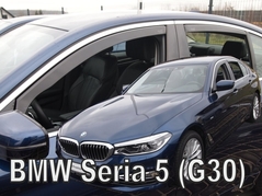 Deflektory na BMW 5 (G30) Sedan, 4-dverová, od 2017 (+zadné) (11171)