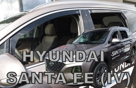 Deflektory na Hyundai Santa Fe od 2018 (+zadné) (17295)