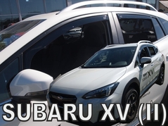 Deflektory na Subaru XV, 5-dverová (+zadné), r.v.: 2018 - (28526)