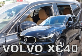 Deflektory na Volvo XC40, 5-dverová (+zadné), r.v.: 2018 - (31246)