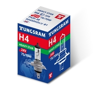 Žiarovka Tungsram H4 24V 75/70W P43t Heavy Star 1ks (TU 50450HDLU B1)