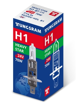 Žiarovka Tungsram H1 24V 70W P14,5s Heavy Star 1ks (TU 50320U_HDL B1)