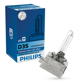 D3S 35W PK32d-5 White  Vision 5000K Xenon 1ks Philips (PH 42403WHV2C1)