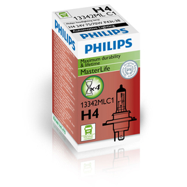 Žiarovka Philips H4 24V 75/70W P43t-38 MasterLife 1ks (PH 13342MLC1)