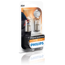 Žiarovka Philips R5W 12V 5W BA15s Vision 2ks (PH 12821B2)