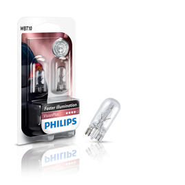 Philips žiarovky WBT10 6W 12V 3W W2,1x9,5d 2ks (PH 12040VPB2)