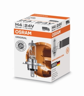 Žiarovka Osram H4 24V 75/70W P43t Heavy Duty 1ks (OS 94196)