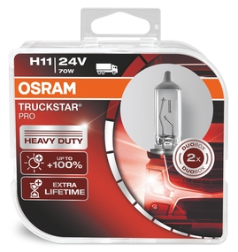 Žiarovka Osram H11 24V 55W PGJ19-2 TRUCKSTAR PRO +100% 2ks (OS 64216TSP-HCB)