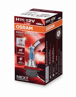 Žiarovka Osram H11 12V 55W PGJ19-2 NIGHT BREAKER® LASER Next Generation +150% 1ks (OS 64211NL)