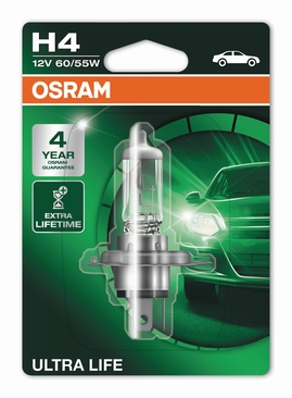 Žiarovka Osram H4 12V 60/55W P43t ULTRA LIFE 1ks (OS 64193ULT-01B)