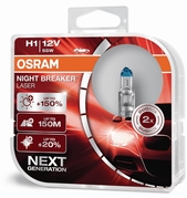 Osram Night Breaker Laser 64150NL-HCB H1 P14,5s 12V 55W 2ks (OS 64150NL-HCB)