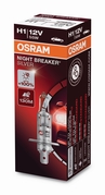 Žiarovka Osram H1 12V 55W P14.5S NIGHT BREAKER® SILVER +100% 1ks (OS 64150NBS)