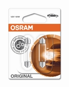 Žiarovka Osram 10W 12V SV8,5 43mm Sulfit 2ks (OS 6411-02B)