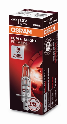 Žiarovka Osram H1 12V 100W - SUPER BRIGHT PREMIUM 1ks (OS 62200SBP)