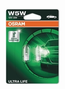 Žiarovka Osram W5W 12V 5W Ultra LIFE 2ks (OS 2825ULT-02B)