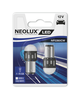 NEOLUX LED Žiarovky P21/5W 12V 1,2W BAY15D 2ks (NEO NP2260CW-02B)