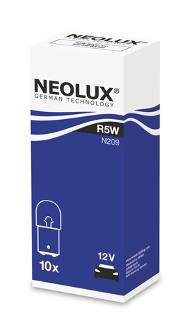 Žiarovka Neolux R5W 12V 5W BA15D Standard N209 1ks (NEO N209)