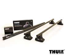 Thule Evo SquareBar lacný oceľový strešný nosič BMW X6 2008-2014 normálna strecha (7124+754+1526)