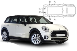 Slnečné clony na okná - MINI (BMW) Clubman (2015-2024) - Komplet sada (Min-CLUB-E-B)