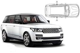 Slnečné clony na okná - LAND ROVER GROUP Range Rover (2013-2021) - Len na bočné sťahovacie sklá (LRO-RR-5-B/18)