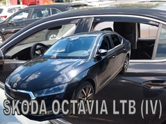 Deflektory na Škoda Octavia IV Sedan, 5-dverová, od 2020 (+zadné) (28358)