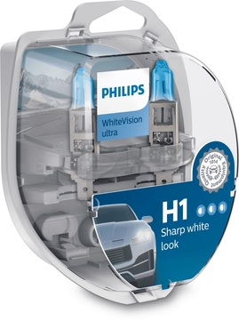 Philips H1/W5W 12V 55W P14,5s WhiteVision Ultra 2ks (PH 12258WVUSM)