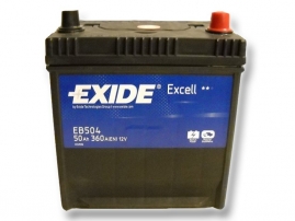 Autobatéria EXIDE Excell 50Ah, 12V, EB504 (EB504)