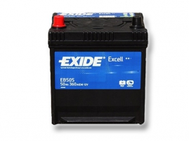 Autobatéria EXIDE Excell 50Ah, 12V, EB505 (EB505)